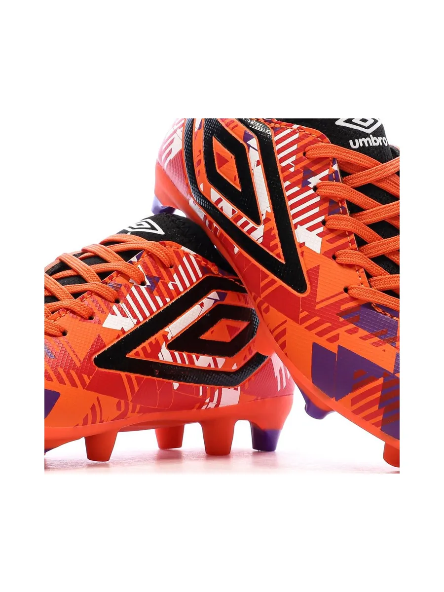 Chaussures de Football Rouge Garçon Umbro For 8