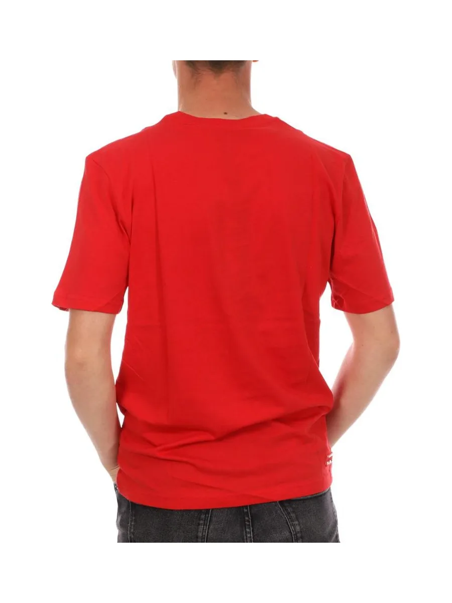 T-shirt Rouge Homme Supreme Grip Lion 3