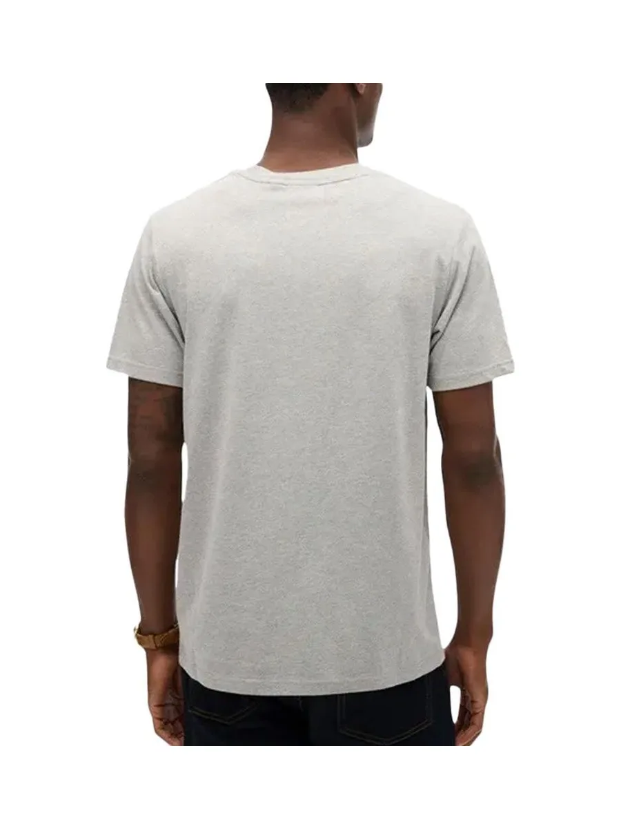 T-Shirt Gris Homme Superdry Vl M1012216A 3
