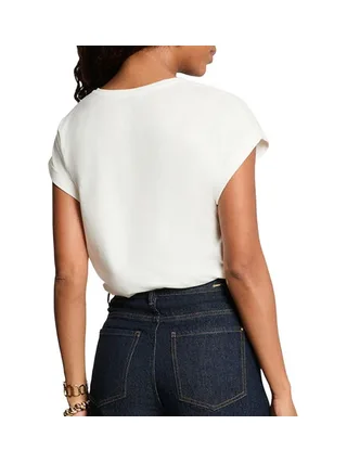 T-Shirt Blanc Femme Morgan DFABI 2
