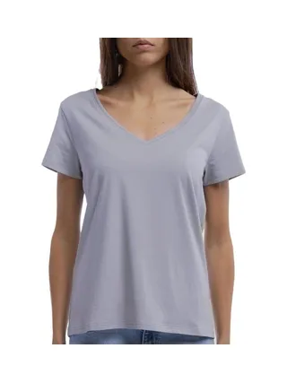 T-shirt Bleu Femme Teddy Smith Mia 1