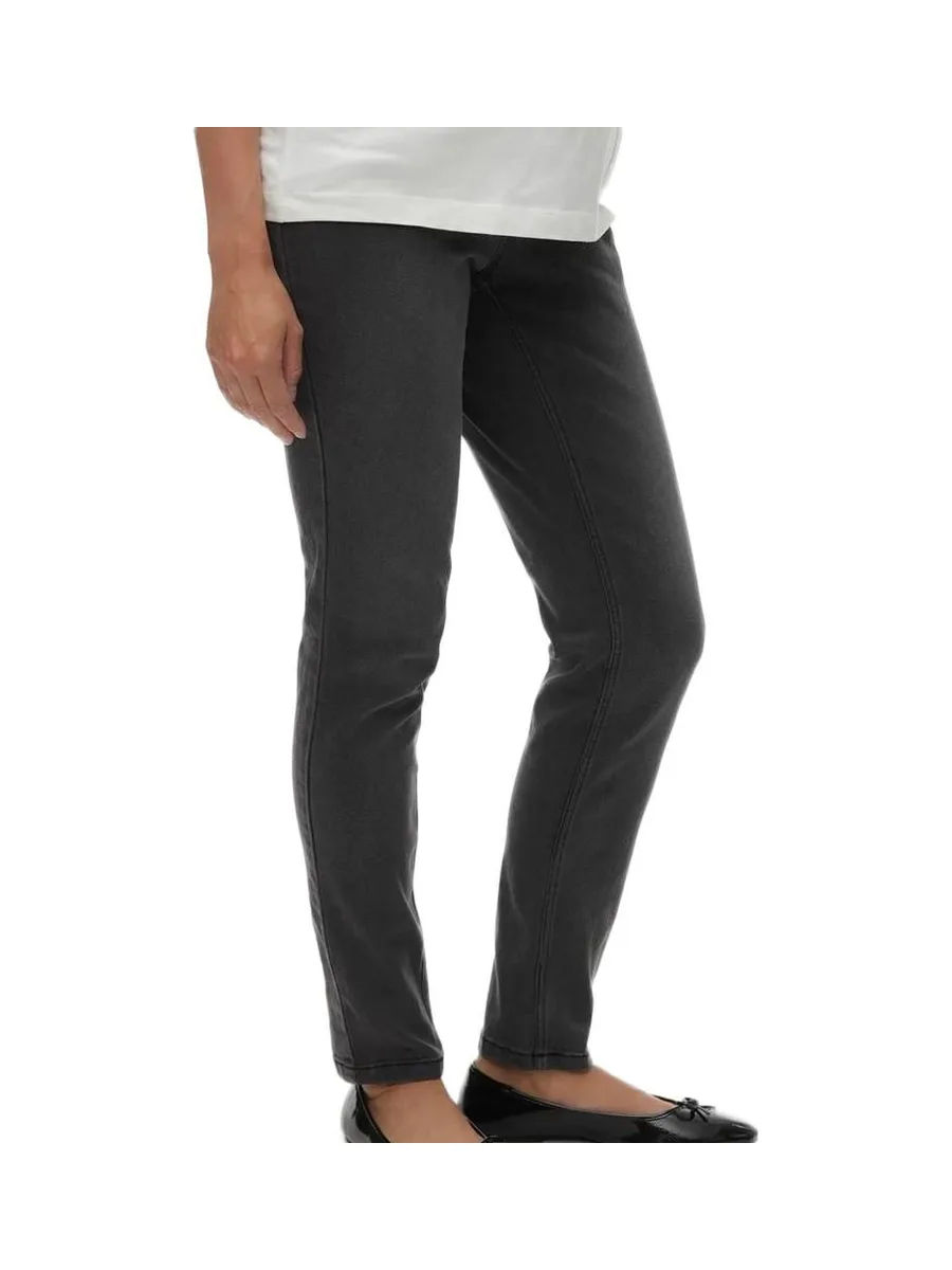 Jeggings de Grossesse Gris Femme Mamalicious Newamy 2