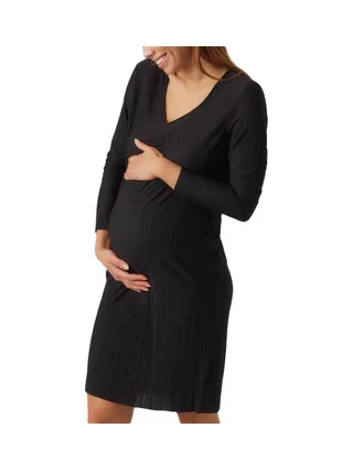 Robe Noir Femme Vero Moda Maternity Cira 1