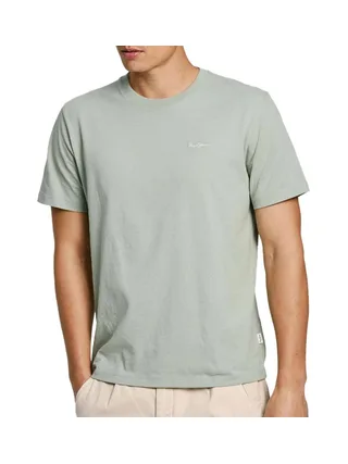 T-shirt Vert Clair Homme Pepe jeans Connor 1