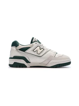 Baskets Blanches/Vertes Homme New Balance BB550 2