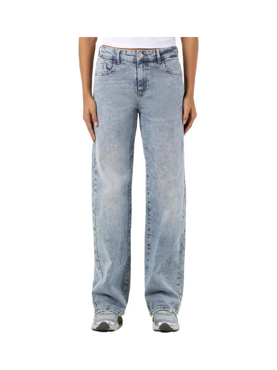 Jean Droit Bleu Femme Noisy May Landa 2