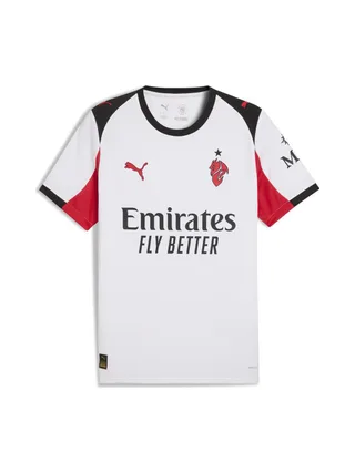 ACM Milan Maillot de Football Blanc/Rouge/Noir Homme Puma 25/26 1