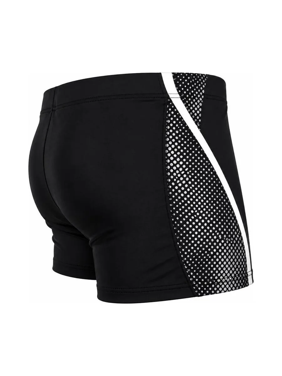 Boxer de bain Noir/Gris Homme Lagon Bleu Lucas 3