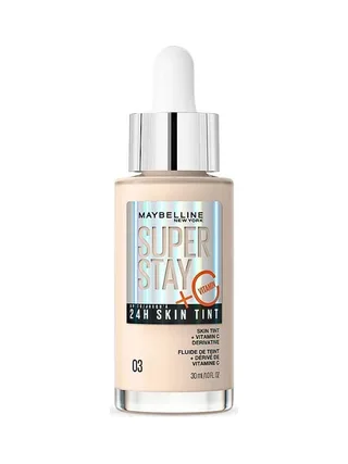 Fluide de teint 24 skin tint Super Stay Gemey Maybelline 03 1