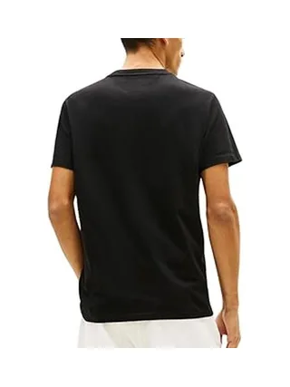 T-Shirt Noir Homme Tommy Hilfiger Slim 2