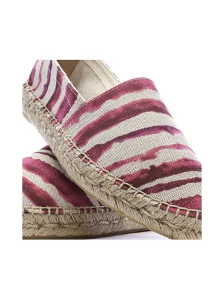Espadrilles Beige/Violettes Femme Pare Gabia Aduna 7