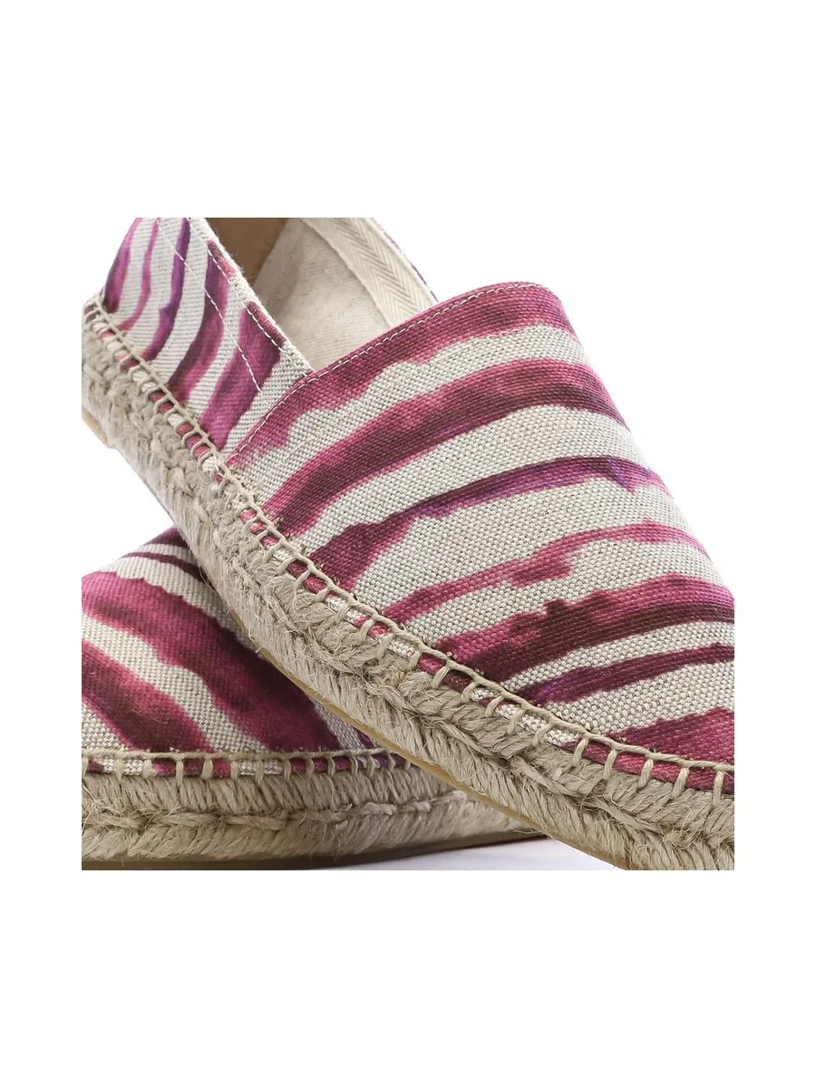 Espadrilles Beige/Violettes Femme Pare Gabia Aduna 8