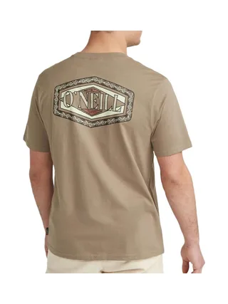 T-Shirt Taupe Homme O'Neill Print 2