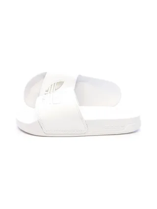 Claquettes Blanches/Argenté Femme Adidas Adilette 2