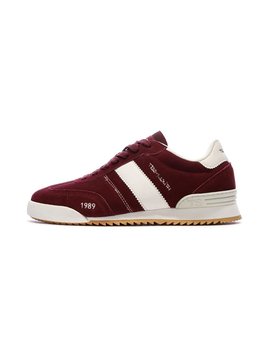 Baskets Bordeaux Femme Teddy Smith Sneakers 2