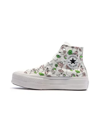 Baskets Blanches/Noires Femme Converse Lemonade 1
