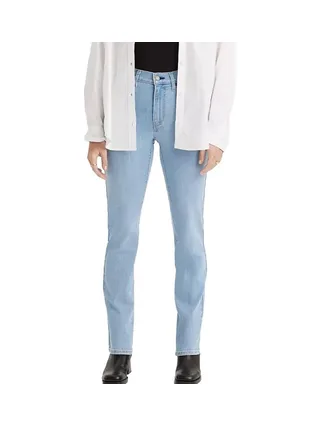 Jean 724 Bleu Délaver Clair Femme Levi's High Rise Straight 18883 1