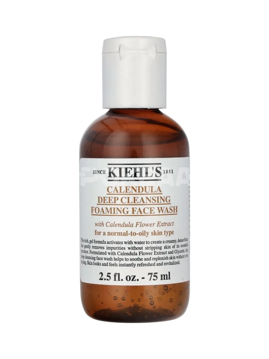 Kiehl's Calendula Deep Cleansing Foaming Face Wash 75ml - For A Normal-To-Oily Skin Type 1