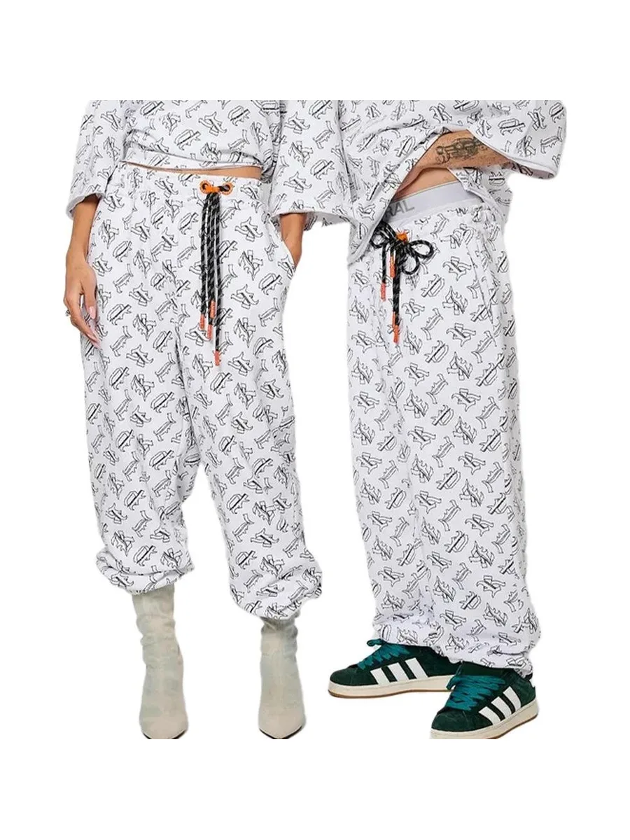 Pantalon Blanc/Noir Mixte Kaporal Vogg 2