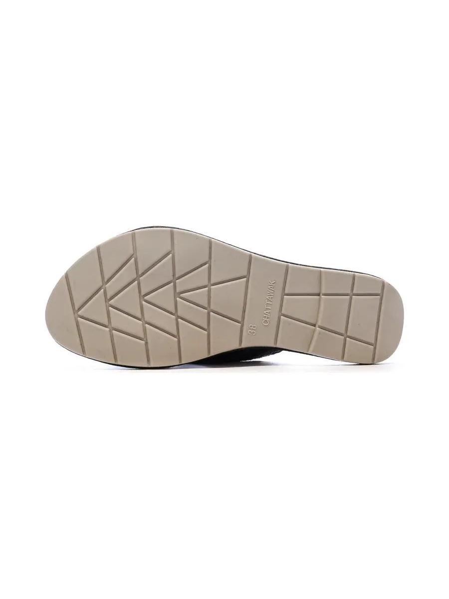 Sandales Noir Femme Chattawak Dacota 6