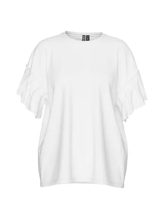 T-shirt Blanc Femme Pieces Skylar 1