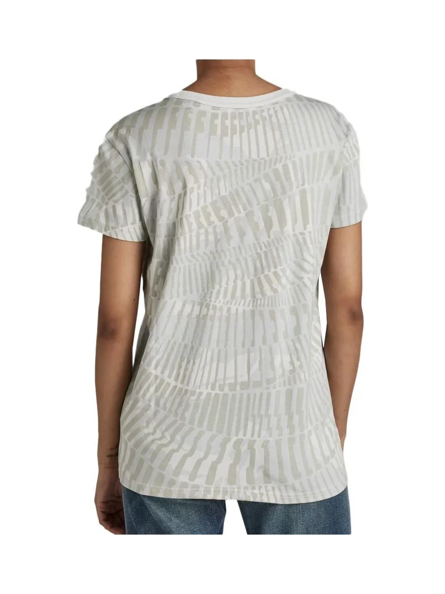 T-shirt Gris Femme All Over Print D21210 3