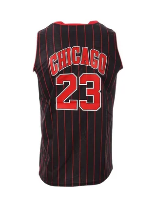 Chicago Maillot Noir/Rouge Homme Sport Zone Tank 23 2