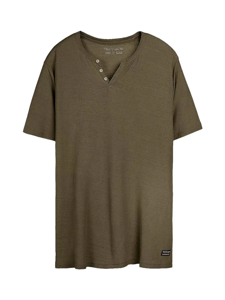 T-Shirt Kaki Homme Teddy Smith Gabriel 2