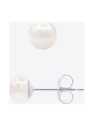 Boucles Perles 5-6mm Argent 5