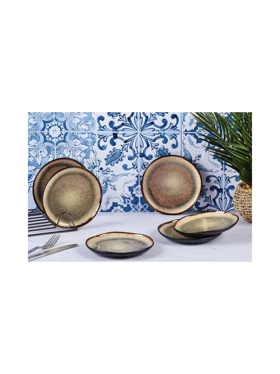 Assiette IRIS Ø16cm - 6 pièces - Bleu nuit 32