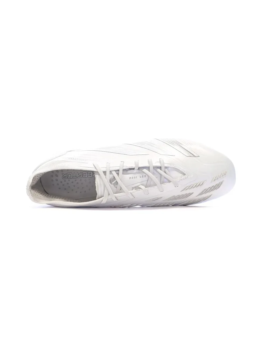 Chaussures de Foot Blanches Homme Adidas Predator Elite FG 5