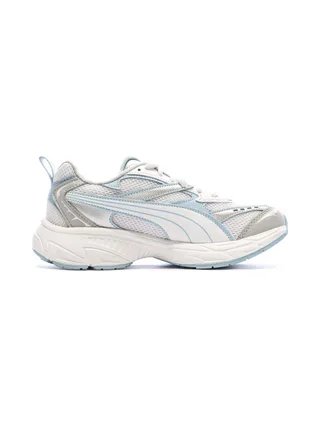 Baskets Blanches/Bleu Clair Garçon Puma Morphic 2