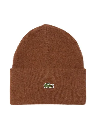 Bonnet Marron Mixte Lacoste RB9825 1