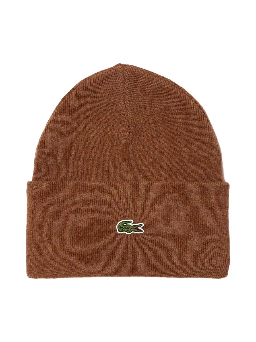 Bonnet Marron Mixte Lacoste RB9825 1
