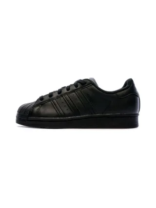 Superstar Baskets Noires Garçon Adidas 1