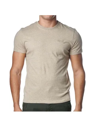 T-shirt Beige Homme Superdry Vintage Logo 1