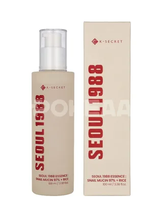 K-Secret Seoul 1988 Essence Snail Mucin 97% + Rice 100ml 1