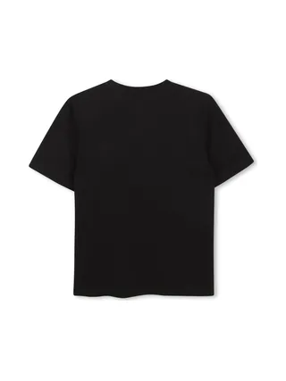 T-Shirt Noir Garçon Hugo BossJ52701 2