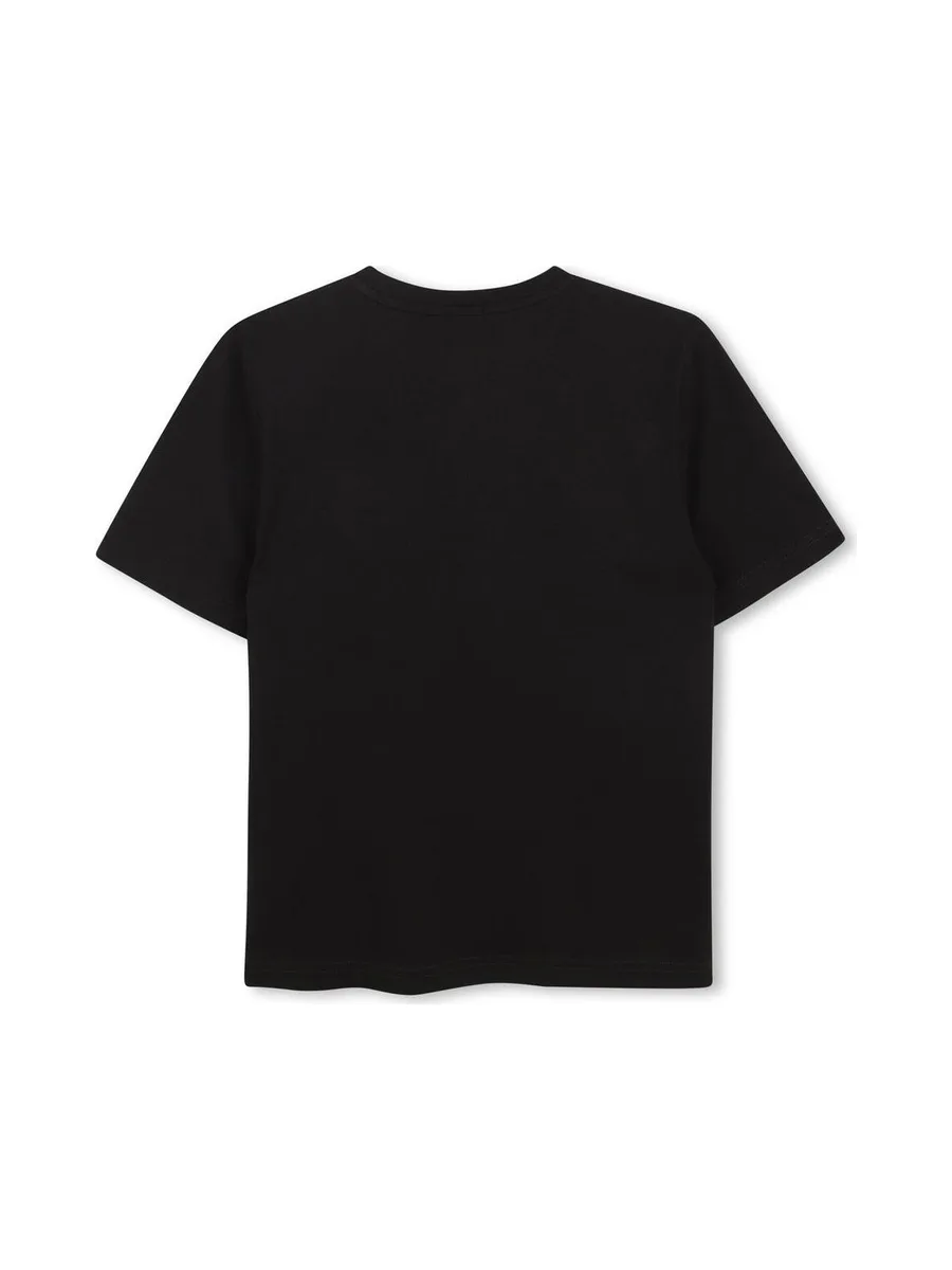 T-Shirt Noir Garçon Hugo BossJ52701 3
