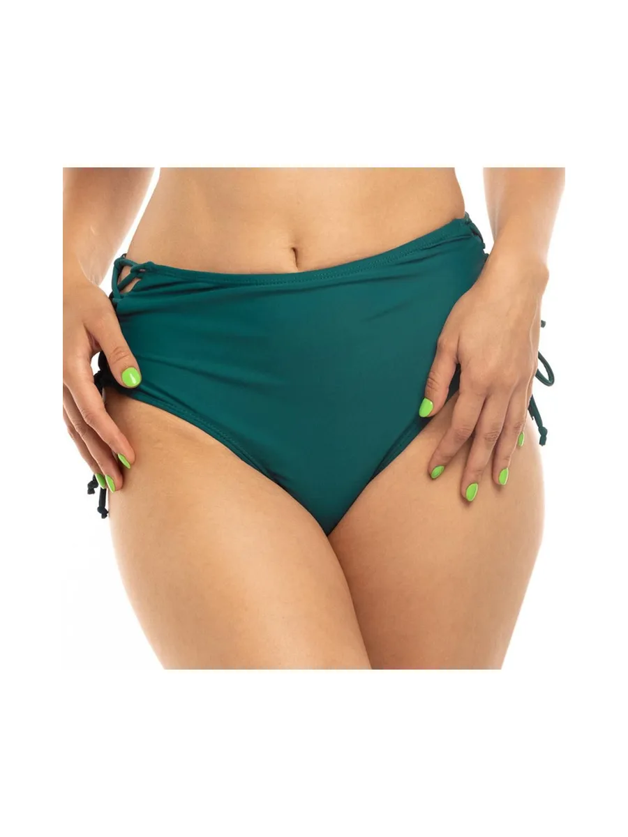Bas de Bikini Taille Haute Vert Femme Sun Project - Taille 2