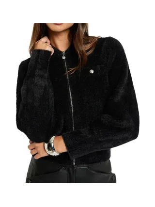 Gilet Zippé Noir Femme Morgan DOMI 1