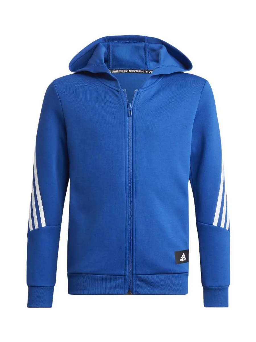 Sweat Zippé Bleu Garçon Adidas HN6173 2