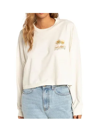 T-Shirt Beige Femme Billabong This Must 1