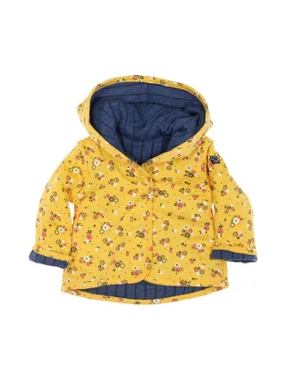 Veste réversible Bleu/Jaune à fleurs Fille EOM Ezeima 3