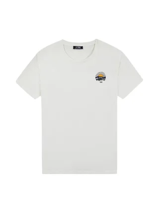 T-Shirt Blanc Homme TBS LOGGY 1