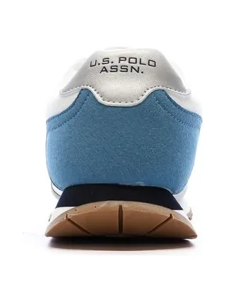 Baskets Blanches/Bleu/Gris Femme US Polo ASSN FS1 3