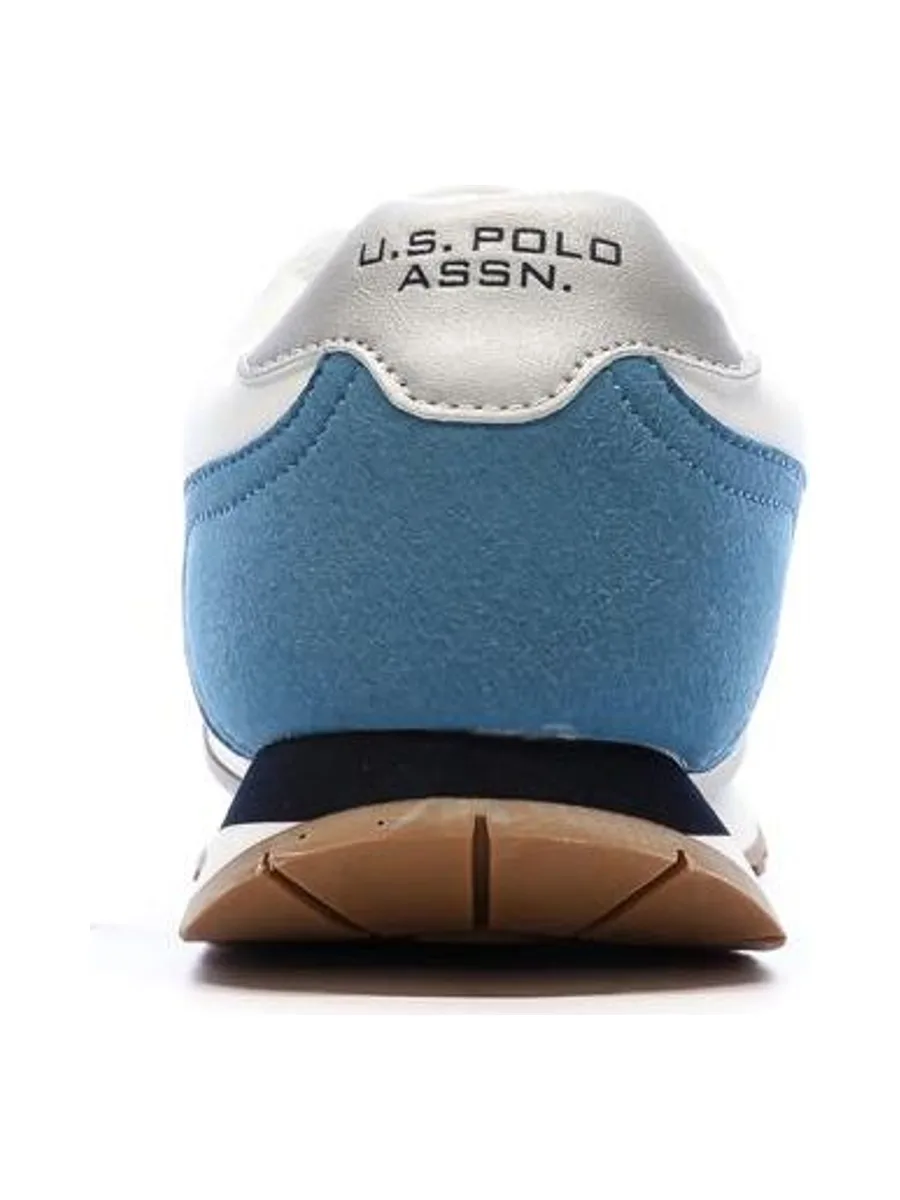Baskets Blanches/Bleu/Gris Femme US Polo ASSN FS1 4