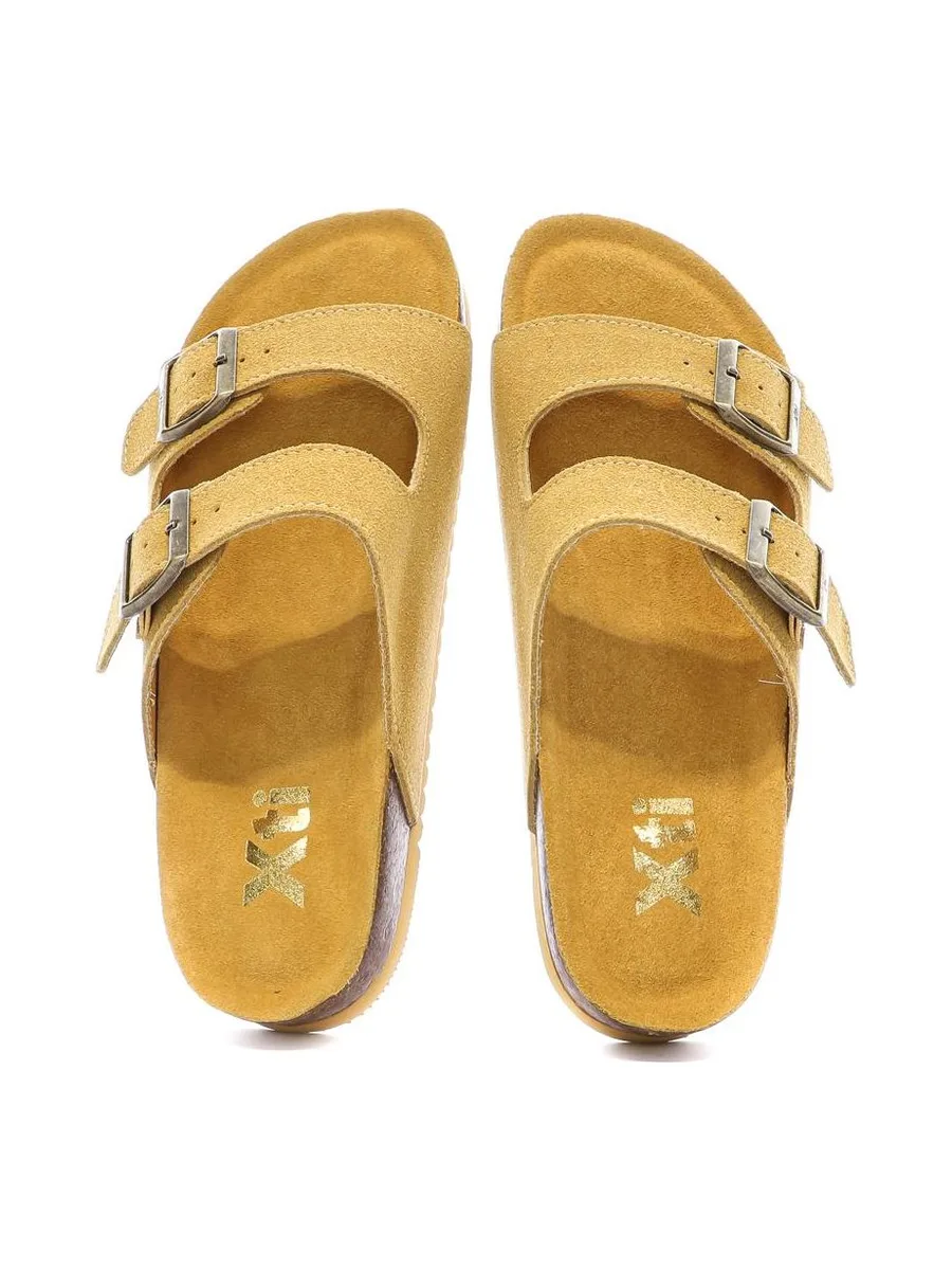 Sandales Jaunes Femme Xti Cuir 142552 4