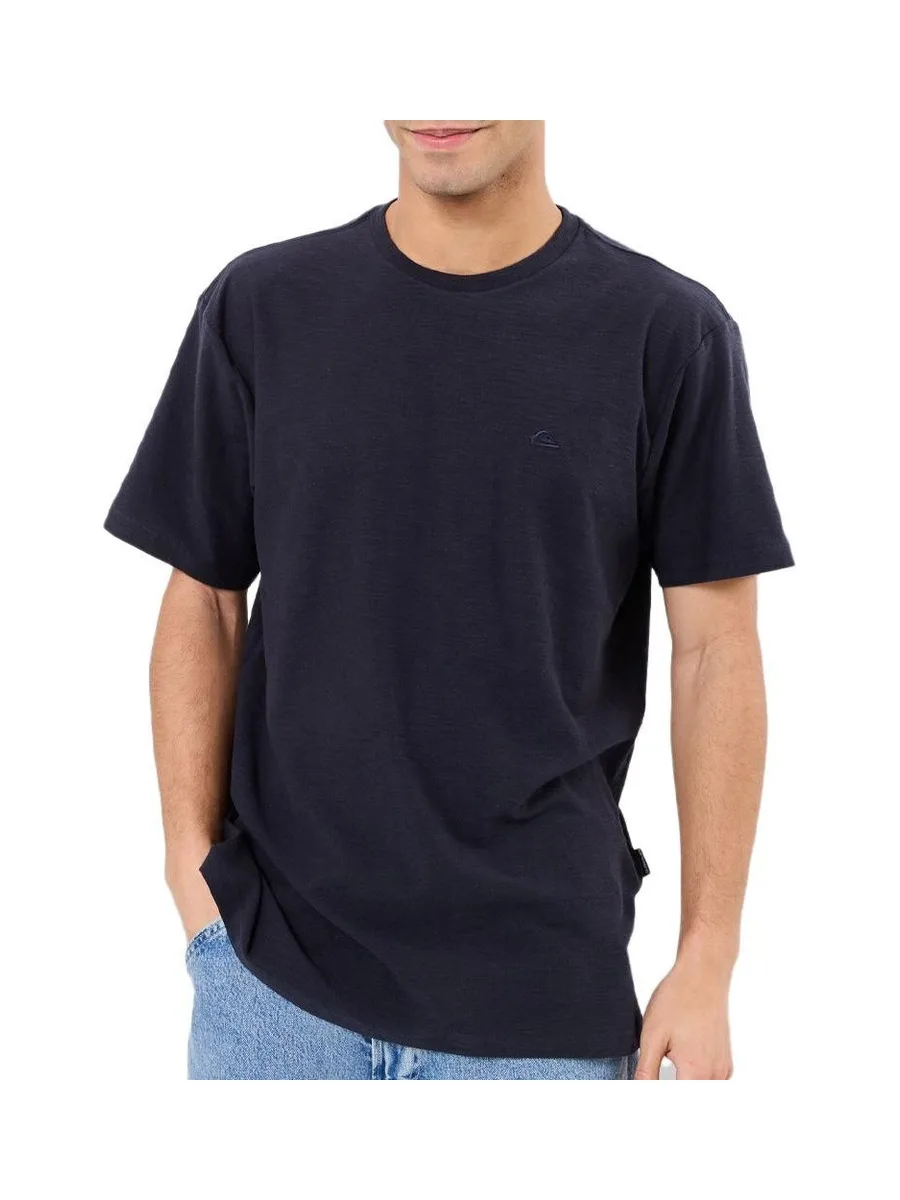 T-Shirt Marine Homme Quiksilver Slub roundneck 1