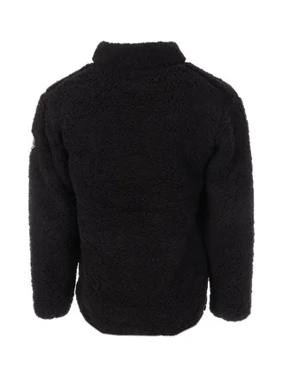 Veste Sherpa Noir Homme Paname Brothers Full Zip 2